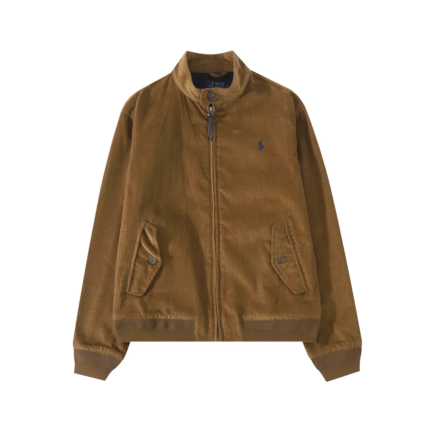 P350 #R24 Ralph Lauren Corduroy Jacket Embroidered Pony Jacket Old Money Style Old Cadre Style Harrington Jacket The interior is made of Scottish plaid fabric, autumnal corduroy material, plus their classic khaki color - three major elements to add to the classic veteran silhouette, retro corduroy fabric. Don’t miss it if you go for the retro route. The same style for men and women, Bai Baihe, is a hit on many star tops from Xiaohongshu! The classic Wellington-style custom-woven corduroy fabric has a delicate, smooth and thick inner plaid lining and uses TALON zippers! It has a retro movie fashion feel in itself! The fit is loose but not baggy. The size is just right and not too picky. The dropped shoulder design modifies the shoulders without making them look bulky. This silhouette is a style that will never go out of style after being worn for a long time. The upper body is also very durable and recognizable. The loose and reasonable version can be worn by both men and women. It is easy to create a clean and refreshing boyish look. Color: Brown, Navy Blue, Black Size: M /L /XL /XXL Length: 68/70/72/74 Bust: 122/126/130/134 Shoulder width: 53/54/55/56 Sleeve length: 65/66/67/68